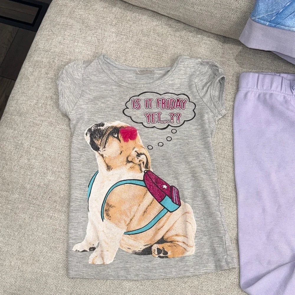 Disney Frozen Hoodie and jogger Pants Set with Dog T-Shirt